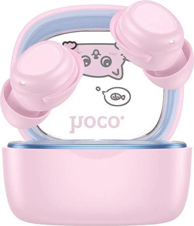 Productafbeelding Hoco Wireless headphones wireless earphones bluetooth TWS for kids EW111 pink