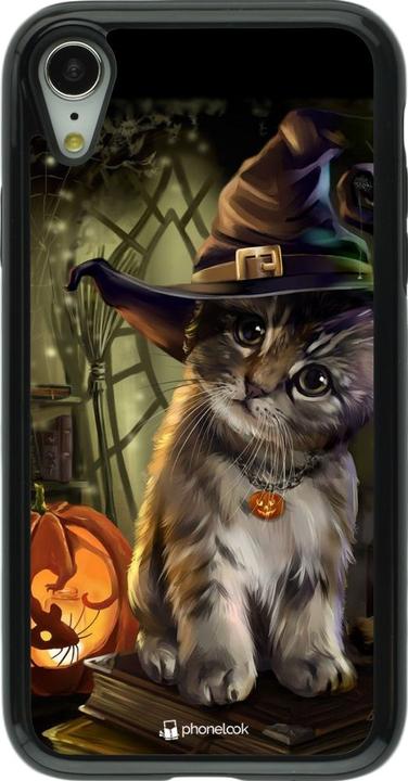 Produktbild PhoneLook Hülle Hybrid Armor schwarz Halloween 21 Witch cat (Apple iPhone XR)