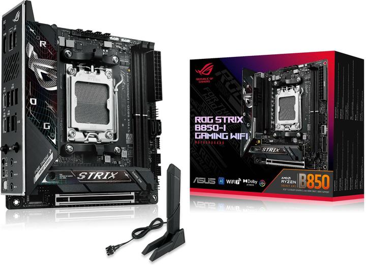 Image du produit ASUS ROG STRIX B850-I GAMING WIFI (AM5, AMD B850, Mini-ITX)