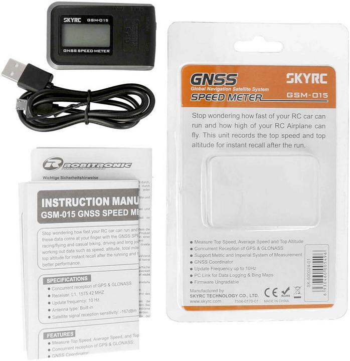 Actual product image SkyRC GPS speedometer (Drones GPS, Universal)