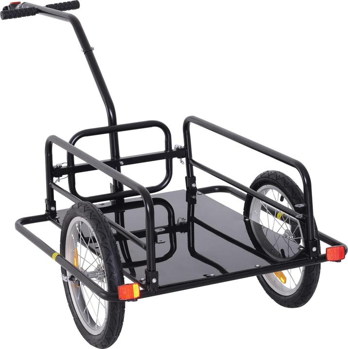 Actual product image Homcom Fahrradanhänger feste Bodenplatte