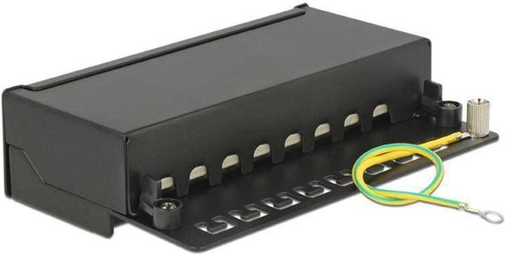 Actual product image Delock 8-Port Desktop Patch Panel Cat.6, shielded