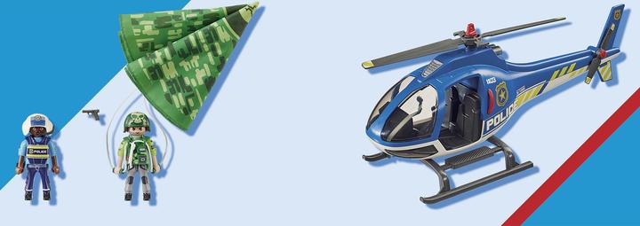 Actual product image Playmobil Police helicopter: parachute chase (70569, Playmobil City Life)