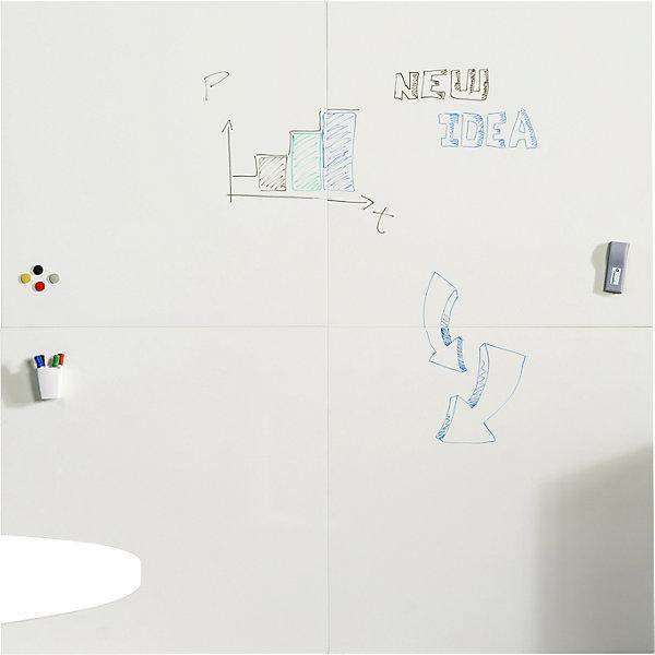 Image du produit kaiserkraft Tableau blanc modulaire, version PRO - tôle d'acier plastifiée, lot de 2, l x h (2000 x 1000 mm)