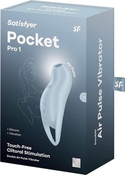 Image du produit Satisfyer Pocket Pro 1 Stimulateur Clitoridien Bleu Clair