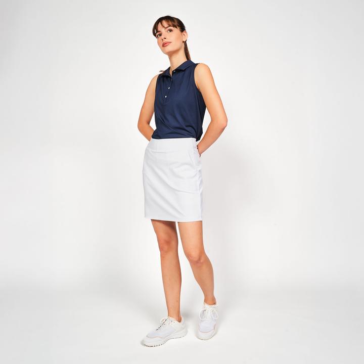 Produktbild Inesis Damen Golf Poloshirt ärmellos - WW500 marineblau (L)