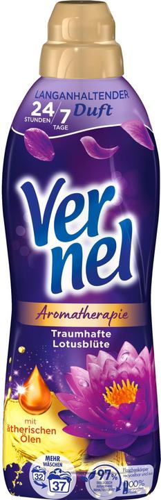 Vernel Weichspüler Aromatherapie Traumhafte Lotusblüte 37 WL 814 ml (37 Waschgänge, Flüssig)