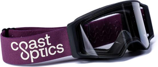 Actual product image Coast Optics Alta 2 Goggle schwarz, Band violett mit klarem Glas