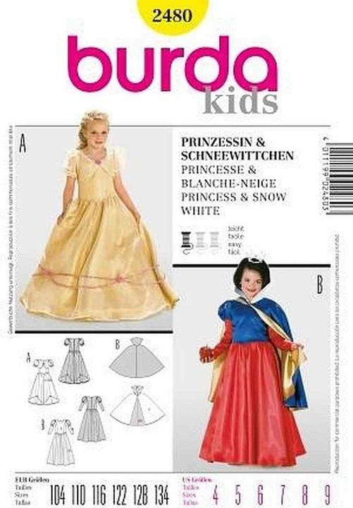 Produktbild Schnittmuster Prinzessin Schneewittchen