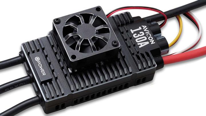 Actual product image D-Power AVICON PRO 130A HV S-BEC Brushless Regler