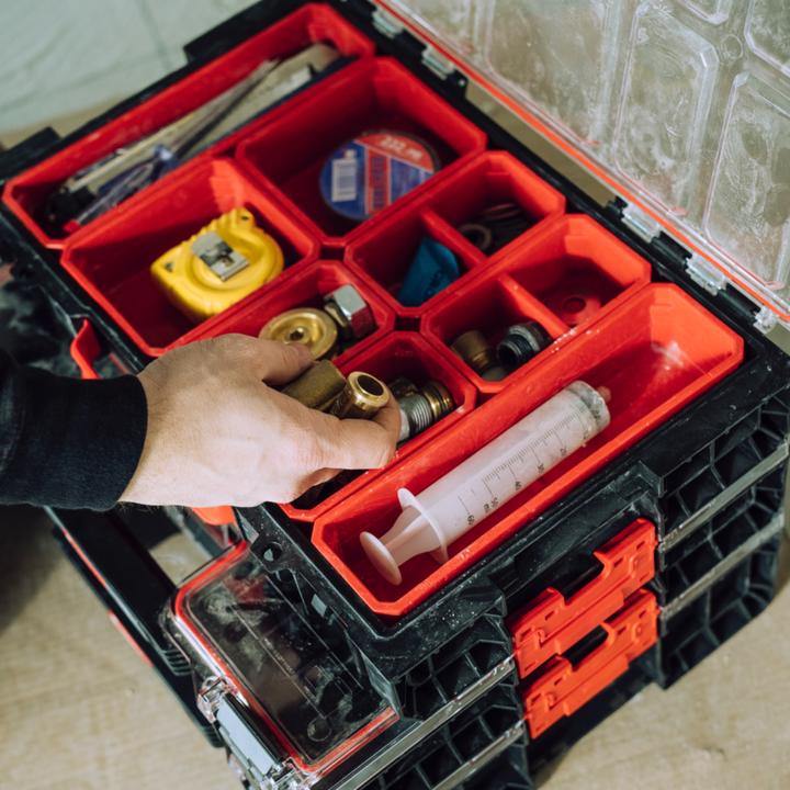 Immagine prodotto Tool Brothers Toolbrothers RHINO L Organiser ECO Altezza L Scatole 452 x 358 x 79 mm 6 l impilabili IP54