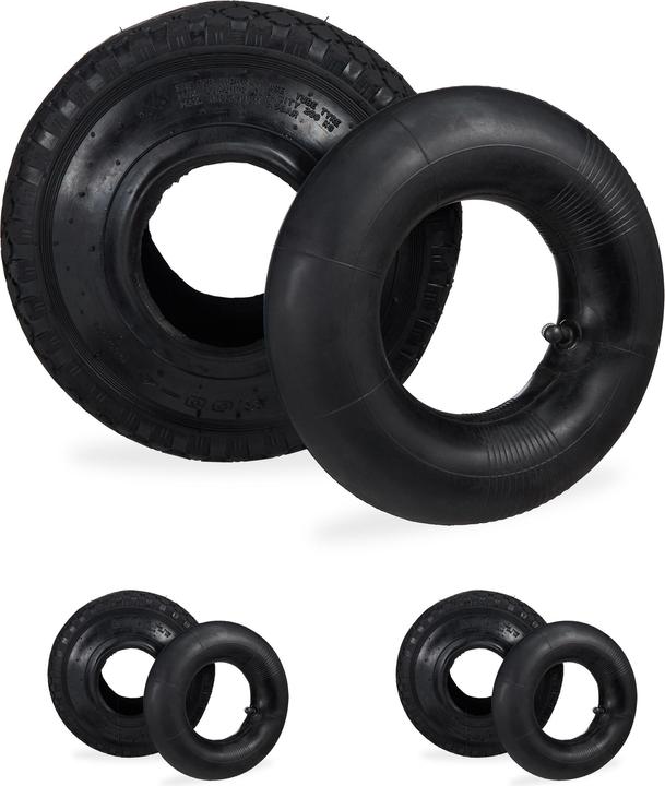 Actual product image Relaxdays 3x hand truck tyres (200 kg)
