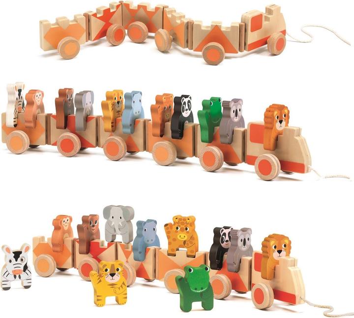 Immagine prodotto Djeco Giungla di Trainimo Pull-along