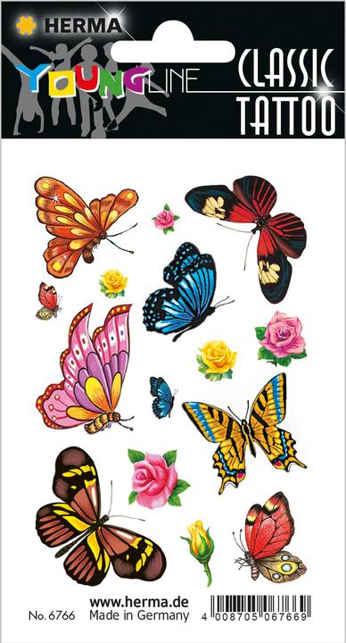 Immagine prodotto Magni Tatuaggio classico colore farfalle