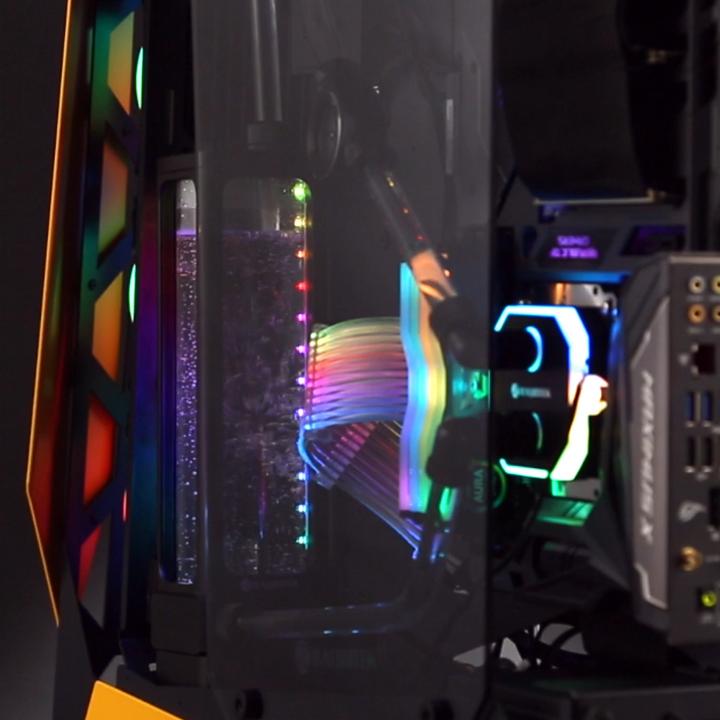 Actual product image Raijintek ANTILA D5 EVO RBW pump with AGB, ARGB