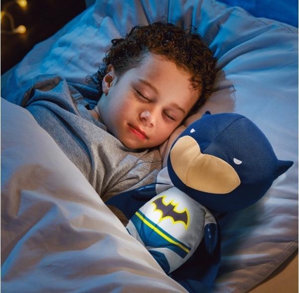 Actual product image Moose Batman - Kids Light Up Bedtime Pal - Soft Toy Night Light by GoGlow - (10044)