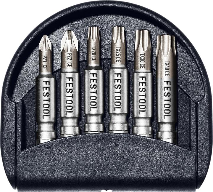 Festool Bit-assortiment CENTRO Bitset 1 (TX 2, TX40, TX20, TX30, TX25, PZD 1)