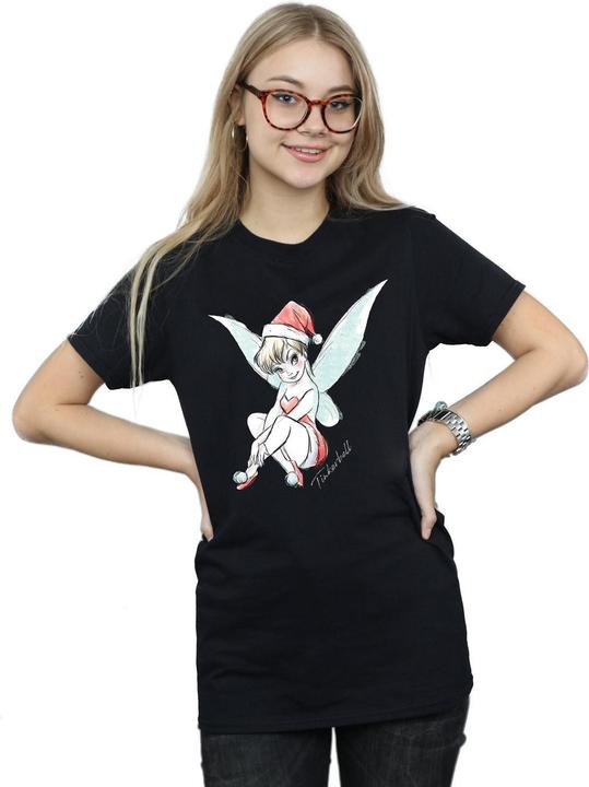 Immagine prodotto Disney Tinkerbell Christmas Fairy Maglietta Ampia Donna (S)