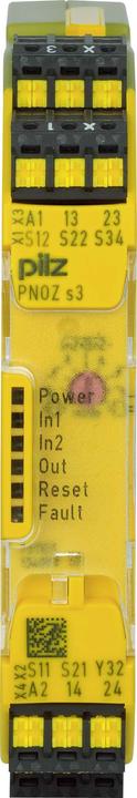 Actual product image Pilz GmbH & Co. KG Emergency stop switchgear 24VDC 2 n/o PNOZ s3 C#751103