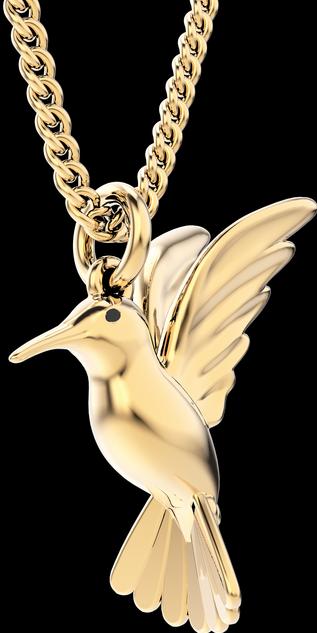 Produktbild MTM Humming Bird Necklace (18k Gold, Messing, 43 cm)