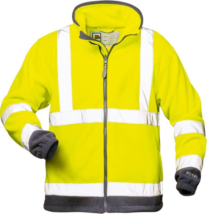 Produktbild Magni Elysee Warnschutz-Fleecejacke "Valentin", 1 Stück, Grösse 3XL, gelb/marine, 22709-3XL (3XL)