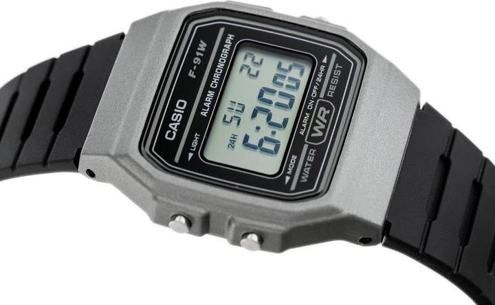 Image du produit Casio Retro Vintage - F-91WM-1B (Montre numérique, 33 mm)