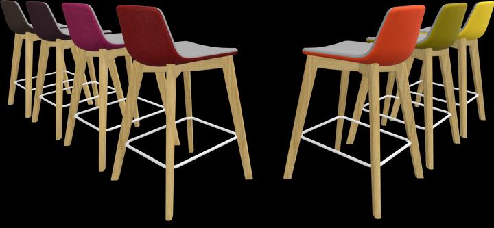 Actual product image Narbutas Twist & Sit Bar Stool