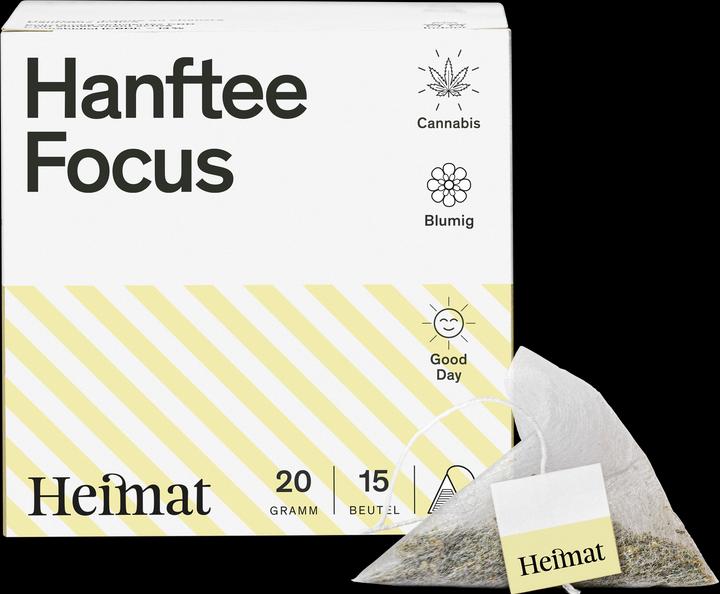Image du produit Heimat Thé au chanvre Focus (Good Day) (20 g)