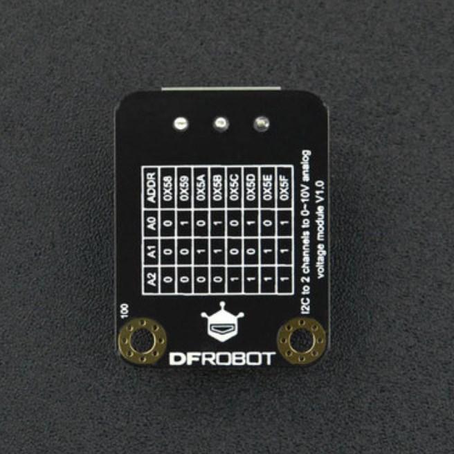 Immagine prodotto DFRobot Modulo DAC Gravity I2C a 2 canali 0-10V
