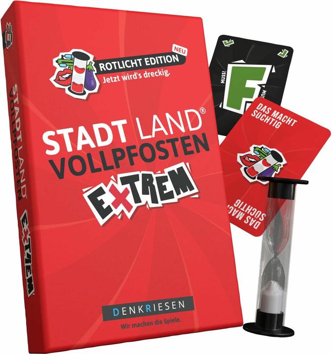 Produktbild Denkriesen STADT LAND VOLLPFOSTEN – EXTREM - Rotlicht Edition - "Jetzt wird's drecking" (Deutsch)