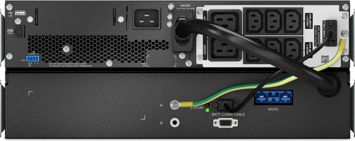 Actual product image APC SRTL3000RM4UXLI, Doppelwandler (Online), 3 kVA, 2700 W, Sine, 230 V, 40/70 Hz (2700 VA, 3 W, Online double converter UPS)