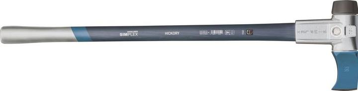 Actual product image Halder Splitting hammer super plastic Simplex Ø 60 mm, hickory handle & malleable cast iron body (4100 g)