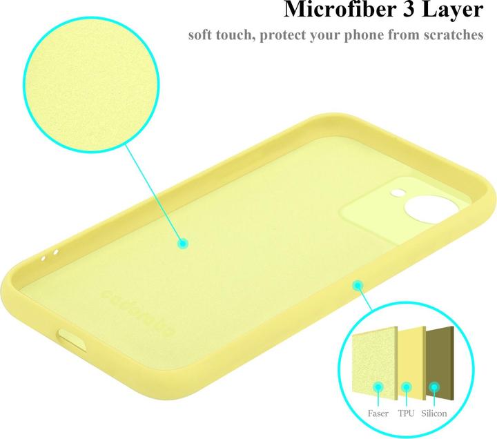 Produktbild Cadorabo TPU Liquid Silicone Case Hülle für Realme C30 / Narzo 50i PRIME (Realme Narzo 50i Prime, Nokia C30)