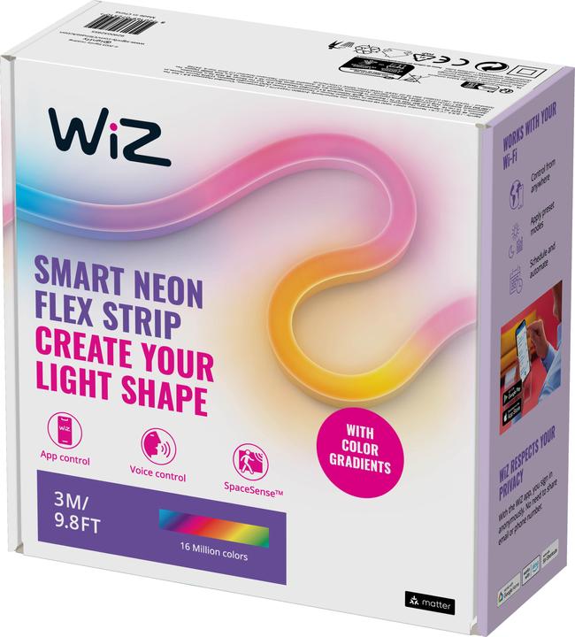 Image du produit WiZ Tunable White Color Flex Strip (RGB, 300 cm, Intérieur)