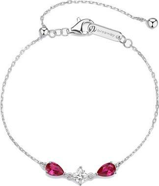 Brosway - Passion Ruby Fancy cubic zirconia silver bracelet FPR114