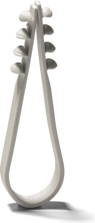 Actual product image Schnabl DKS 6-20 H0 light grey dowel clamp for sheathed cables 30030