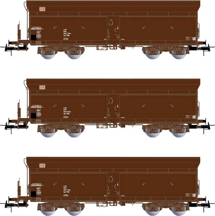 Produktbild Hornby DB AG 3 Selbbstentladewagen Fals 164 braun Ep V (Spur H0)