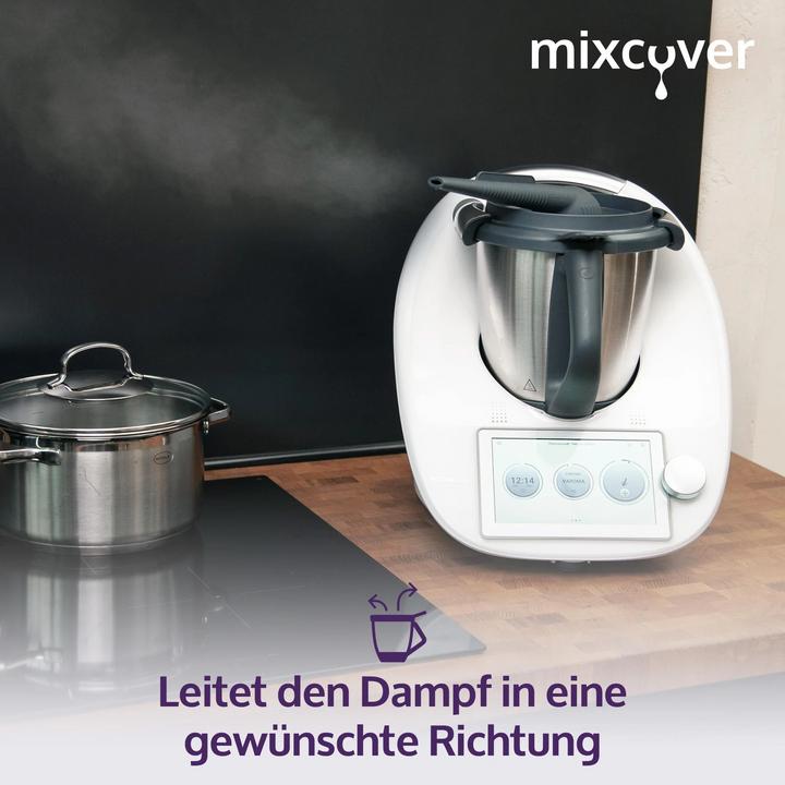 Image du produit Mixcover Évacuateur de vapeur d'eau Steamy Embout vapeur Hotte aspirante pour Thermomix TM6/ TM5/ TM31 et