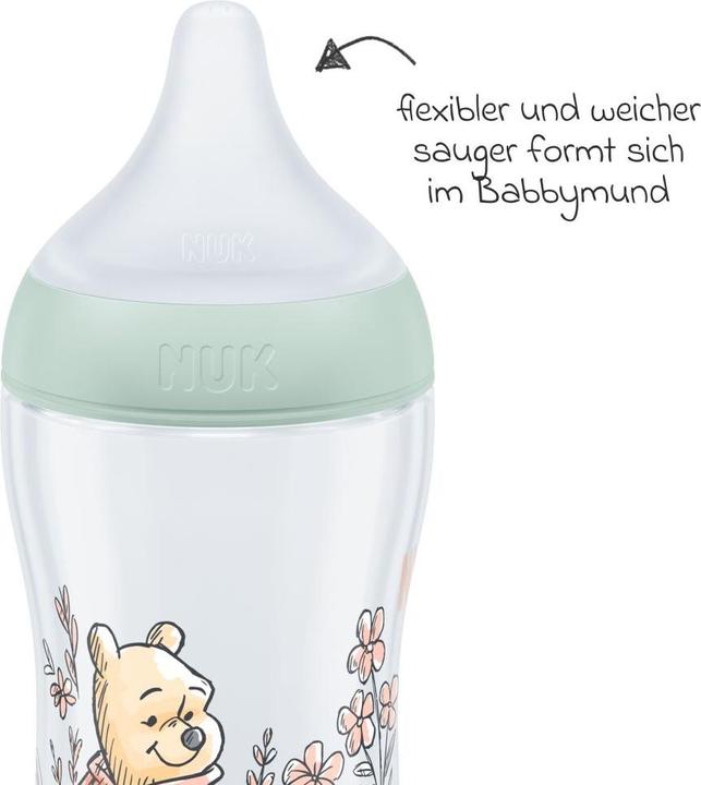 Produktbild NUK Babyflaschen PP-Flasche Perfect Match 260 ml + Silikon-Sauger (260 ml)