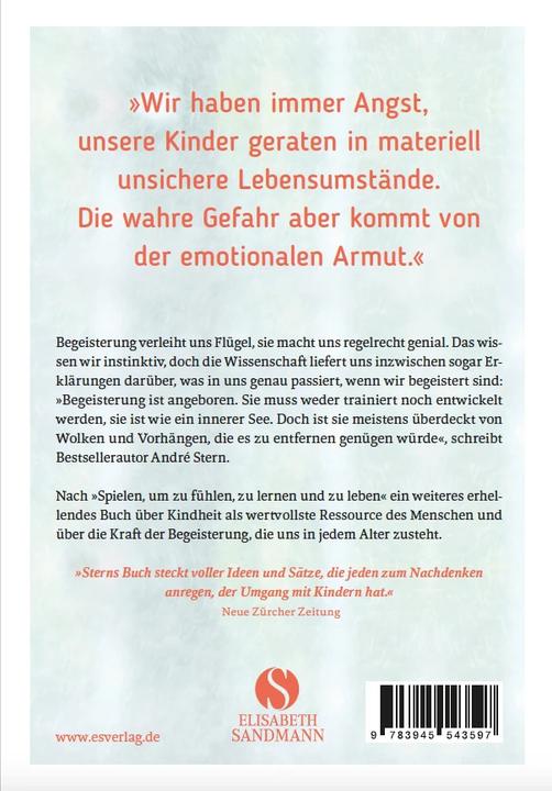 Produktbild Begeisterung (Deutsch, André Stern, 2019)