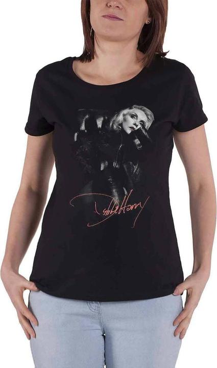 Debbie Harry Leather Girl TShirt aus Baumwolle