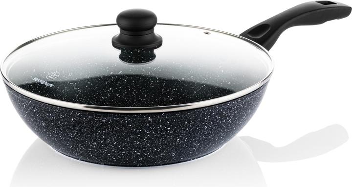 Actual product image Westinghouse Black Marble Wok Pan (30 cm, Wok, Aluminium)