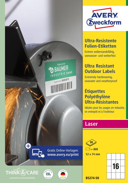 Produktbild Avery Ultra-robuste Folienetiketten