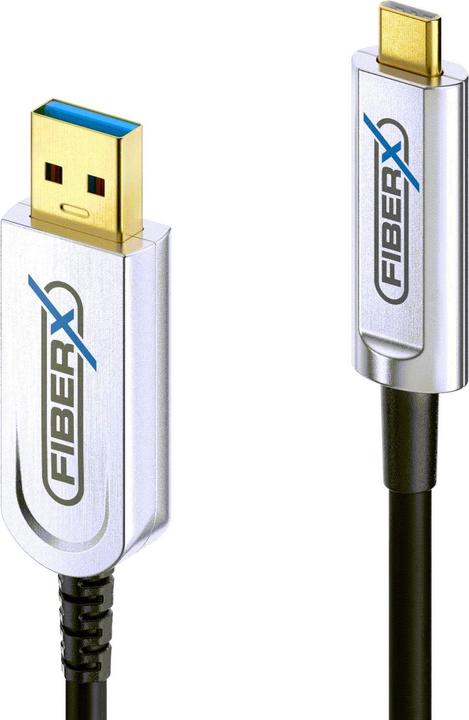 Produktbild Purelink FiberX Serie - USB 3.1 Glasfaser Kabel - USB-A USB-C - 25m (25 m, USB 3.2 Gen 1, USB 3.2 Gen 2)