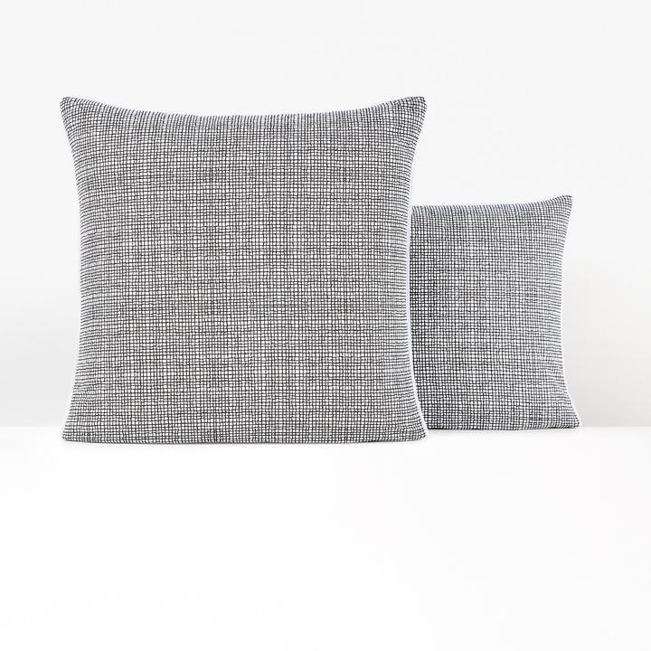Actual product image La Redoute Interieurs Etamine Carreau (Pillowcase, 63 x 63 cm)