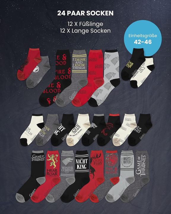 Image du produit Sockswear Game of Thrones (42 - 46)