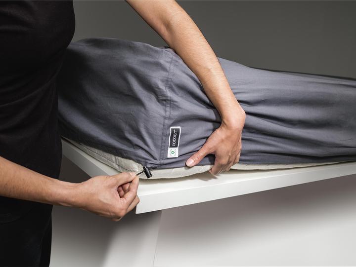 Immagine prodotto Cocoon Egitto. Lenzuola insettifughe in cotone misura singola grigio elefante (200 x 100 cm)