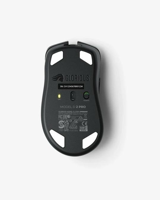 Actual product image Glorious PC Gaming Race Glorious Model D 2 PRO Wireless, 1K Polling - Black (Wireless)