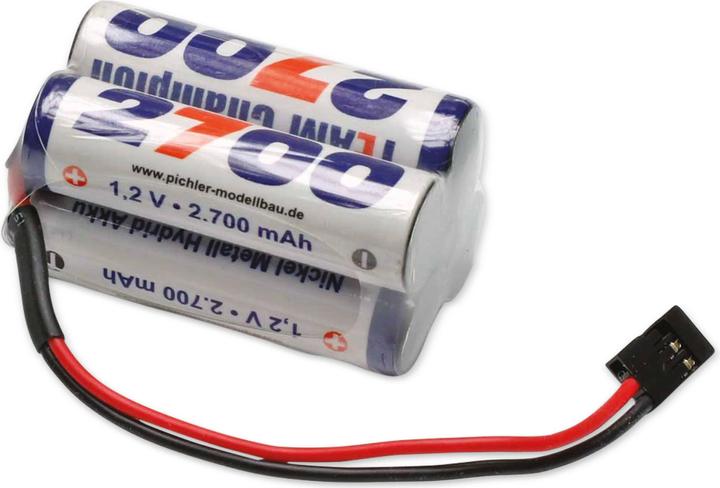 Produktbild Pichler empfänger akku 2700mah 4,8v nimh würfel (4.80 V, 2700 mAh)