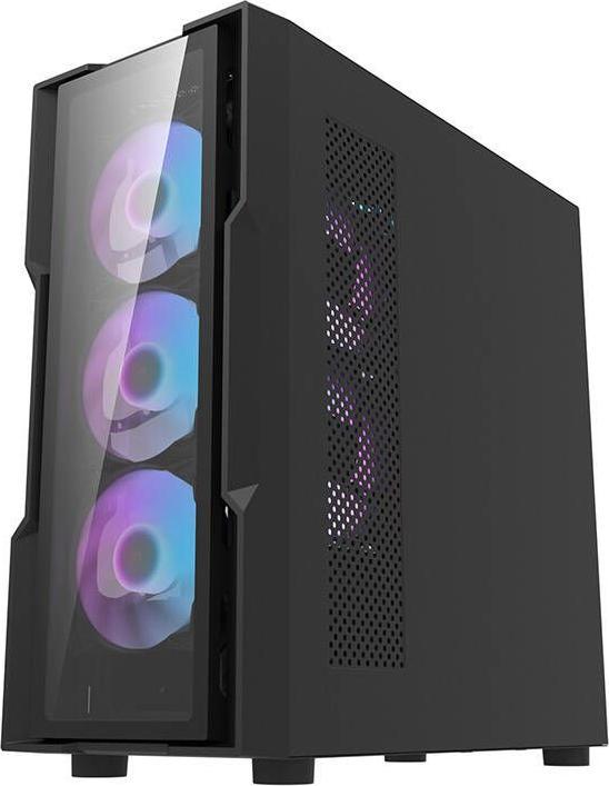 Actual product image Darkflash Tech DK431 Glass Computer Case + 4 fans (black) (E-ATX, ATX)